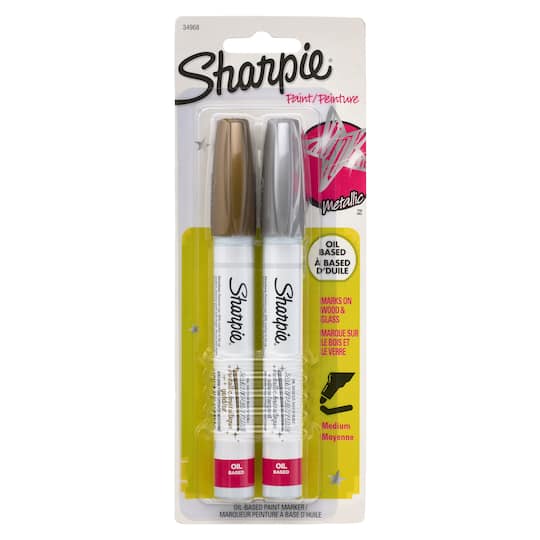 Sharpie® Oil-Based Paint Markers, Medium Point Metallic Set